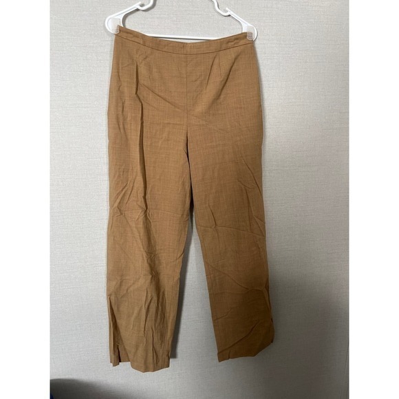 Ann Taylor LOFT Brown/Tan Wool Blend Dress Pants Size 8 - Picture 1 of 5
